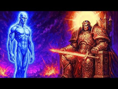 What If Dr. Manhattan Descended Into Warhammer 40K?