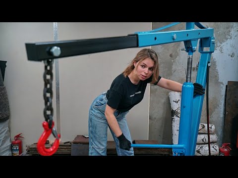 THE MOST EXPENSIVE HYDRAULIC CRANE made by yourself!