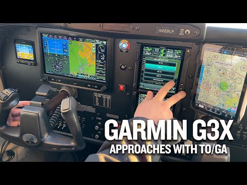 Garmin G3X Approach and Go Around With TO/GA Button