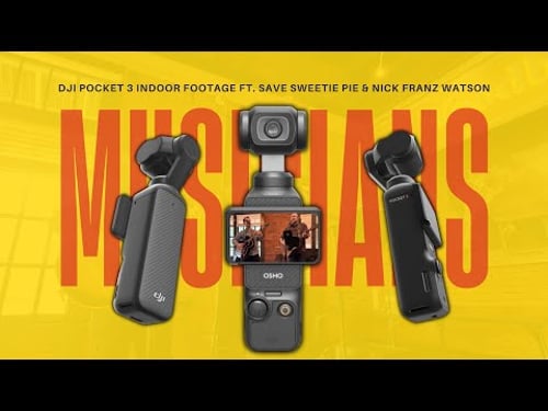 DJI Pocket 3 Indoor Footage | No External Mic | Musicians Save Sweetie Pie & Nick Franz Watson