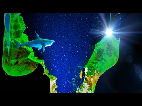 DIY Night Lamp with Resin and Wood.