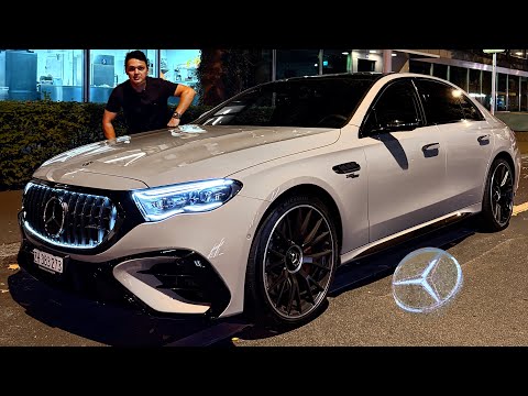 2026 Mercedes AMG E63 or E53? NIGHT Drive Review NEW E Class Interior Exterior