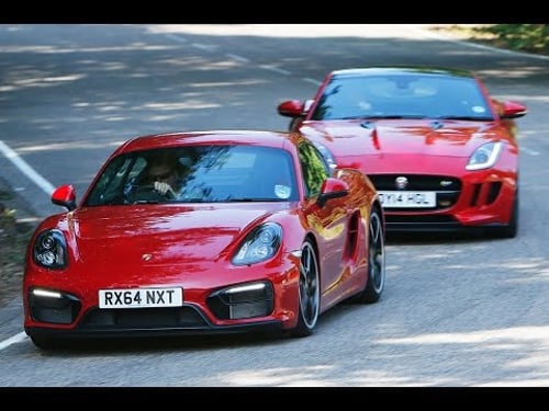 Jaguar F-type coupé versus Porsche Cayman GTS