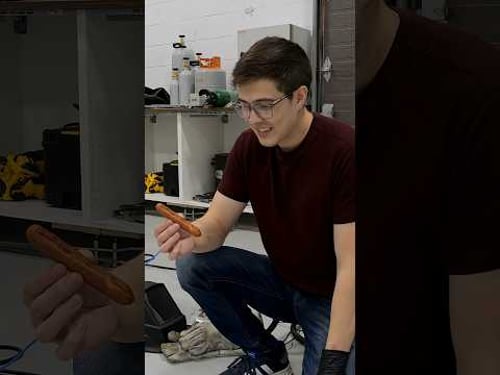 Cooking my wiener with a really powerful laser