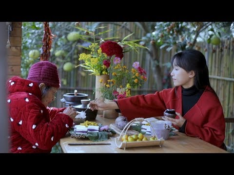 soy milk, steamed rice cake熬个豆浆再蒸几块紫薯米糕,再忙都要好好吃早饭啊!|Liziqi Channel