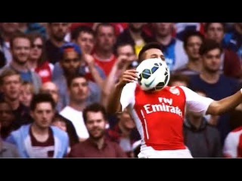 AMAZING chest control by Alexis Sánchez