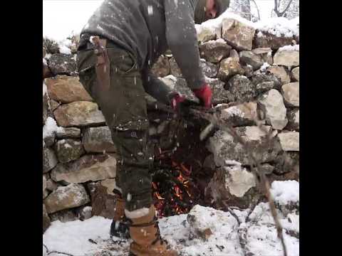 Winter Camping adventure #winter #diy #camping #bushcraft