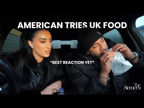 AMERICAN TRIES UK FOOD *GREGGS EDITION* | THE SIEMERS