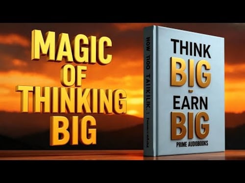 Think BIG - Earn BIG 💵 | Magic of Thinking Big – Full Audiobook