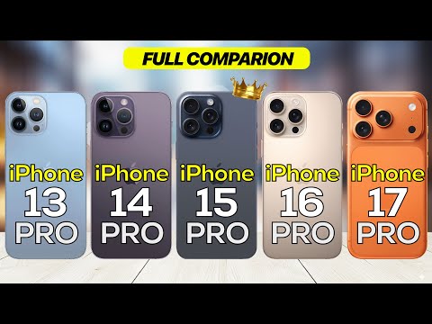 iPhone 13 Pro vs 14 Pro vs 15 Pro vs 16 Pro vs 17 Pro