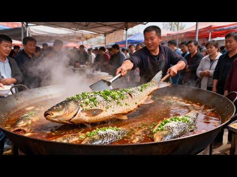 山东济南大哥祖传六代卖炖鱼,不去鳃不去鳞,吃的就是这个味!【好食勇哥】