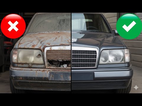 Нашли и отмыли грязнейший Mercedes W124 на 17 лет забытый на улице! Восстановление МЕРСЕДЕС 124