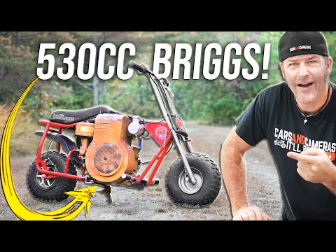 We Gambled on a MASSIVE $25 Engine from the Flea Market and Put it on a Mini Bike