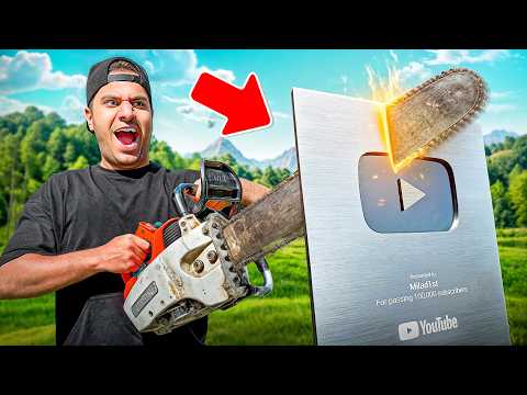 لوح یوتوبم نابود کردم! لوح یوتوب از چی ساخته شده؟🤯😬🔥