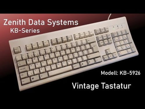 Zenith Data System – KB Series (KB-5926) – Vintage Tastatur