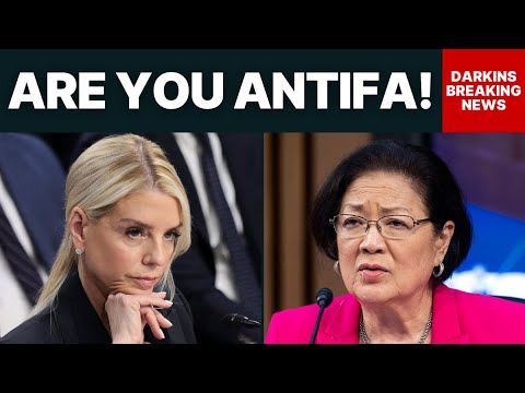 Pam Bondi SHUTS UP Mazie Hirono over PROTESTING with ANTIFA