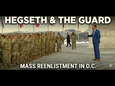 WATCH: Pete Hegseth Swears in National Guard Troops on National Mall