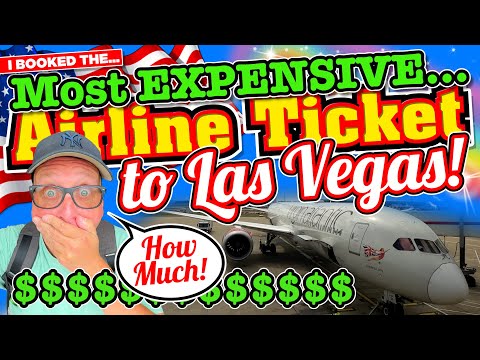 I FLEW Virgin Atlantic to VEGAS and BOY did I PAY the PRICE! The MOST EXPENSIVE AIRLINE TICKET EVER!