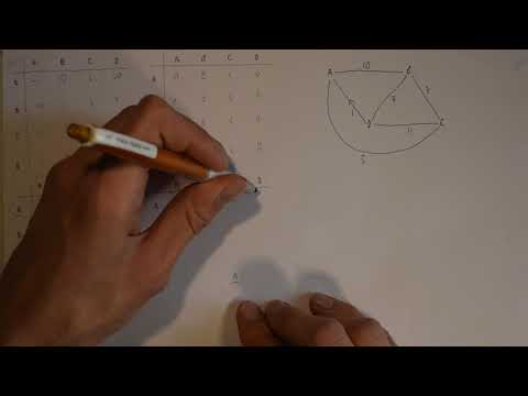 Decision Maths Tutorial - Floyd-Warshall Algorithm