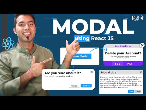 🔴 Create a Modal in React JS in Hindi
