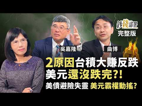 台積電多賺了60%卻下跌?美元美債地位恐不保 2025買股勝過買債?《鈔錢部署》盧燕俐 ft.吳嘉隆 曲博 20250422