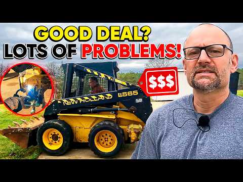 Buying And Fixing My First Skid Steer. New Holland LX565.
