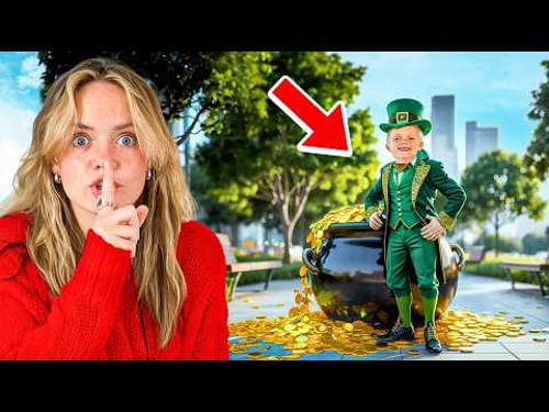 Catching Leprechauns To Get Their Gold! (Fun Squad Game)