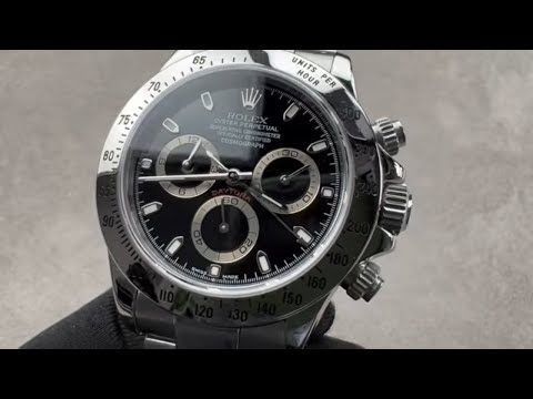 Rolex Daytona Steel Bezel 116520-0015 - Rolex Certified Pre-Owned Watch Review