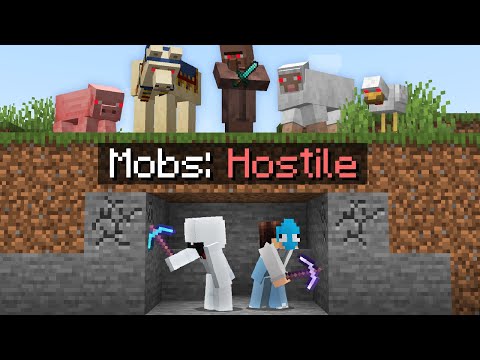 Minecraft, But Every Mob is HOSTILE...