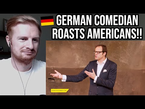 Reaction To German Comedian ROASTING Americans (Vince Ebert)