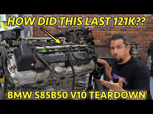 SO NEGLECTED! 500HP BMW S85 V10 Teardown. The Best Worst M5/M6 Engine I've Ever Seen!