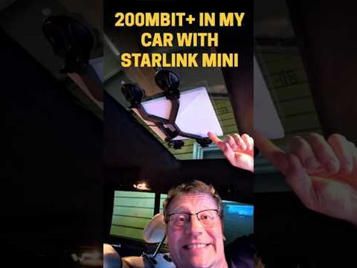 200Mbit+ Wifi speed in my car!