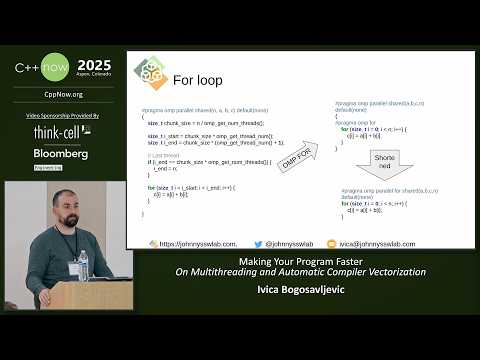 Making A Program Faster - Multithreading & Automatic Compiler Vectorization - Ivica Bogosavljevic