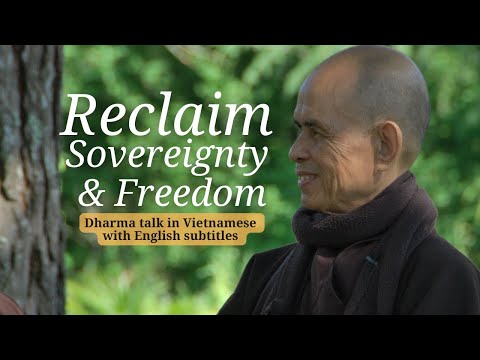 Reclaim our Sovereignty & Freedom | Teaching by Thich Nhat Hanh (EN subtitles)