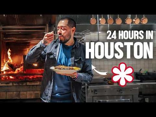 24 HRS in HOUSTON - A Michelin Chef Shows Us Where To Eat - ft. Live Fire, Mexican, Burgers & More
