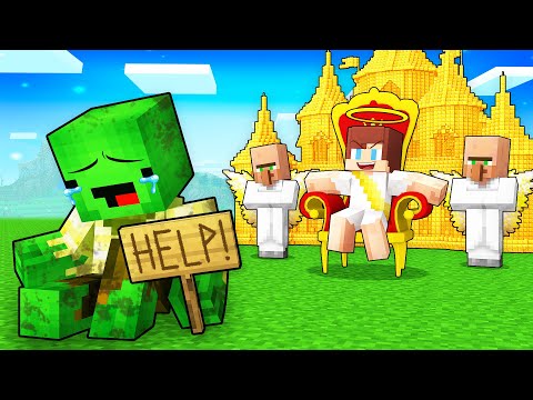 JJ Became a God and Kicked Mikey Out in Minecraft (Maizen)