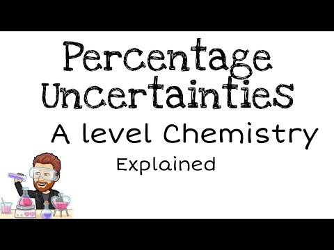 Percentage uncertainties | A level Chemistry