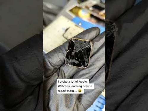 Apple Watch Repair took me years to perfect 👌 #repair #watchrepair #restoration #technology