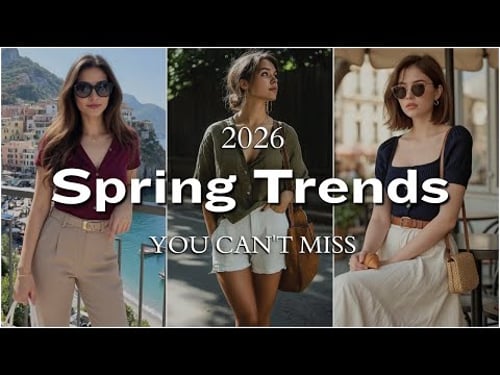 Spring 2026 Fashion Trends You NEED to Know!