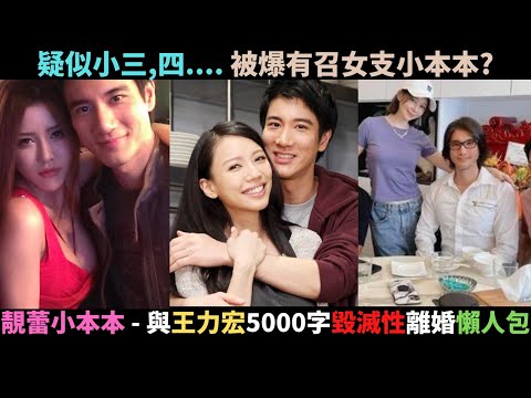 靚蕾小本本 - 一起分析誰是王力宏前妻爆料的N個第三者?5000字毀滅性離婚懶人包,多次出軌還召女支?真正離婚的原因曝光?婆媳問題?一渣還有一渣渣?
