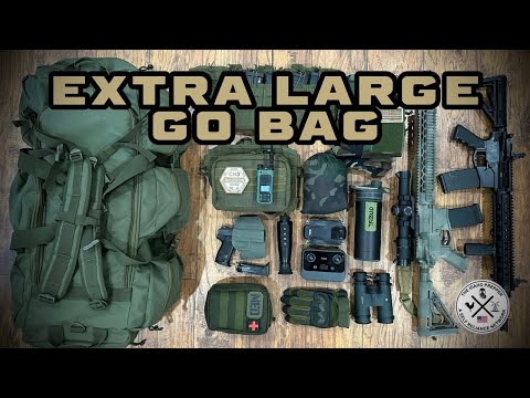 Extra Large Go Bag - Hostile Threat Edition - Family Bugout Series - Prepared Citizen Deployment Kit