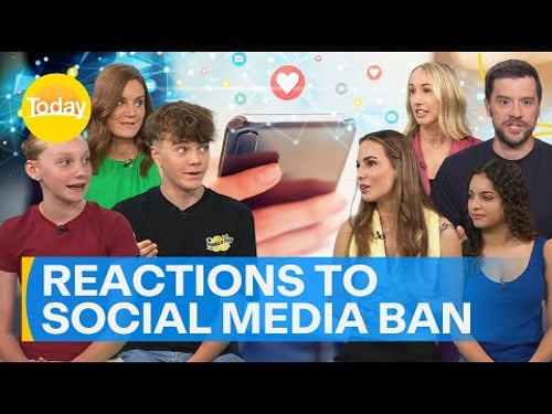 Parents and teenagers react to Australia's social media ban | Today Show Australia