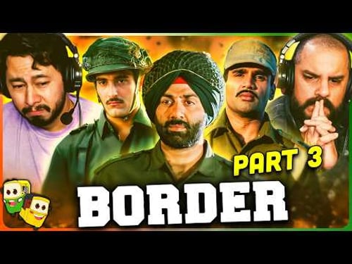 Part 3 - BORDER Movie Reaction! | Sunny Deol | Jackie Shroff | Akshaye Khanna | Suniel Shetty