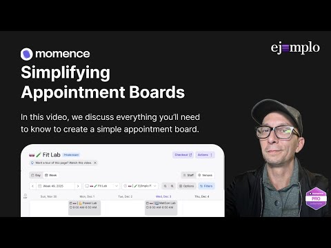Appointment Boards Part 2: Build Your Board!