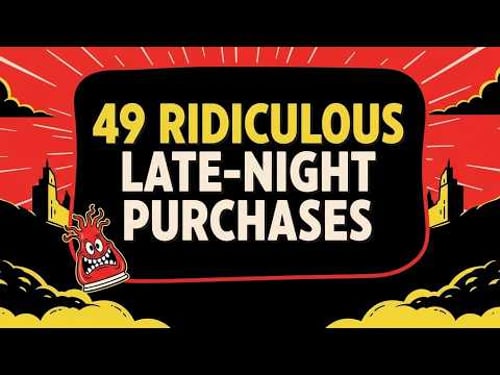 49 Ridiculous Late-Night Purchases That Ruined Bank Accounts