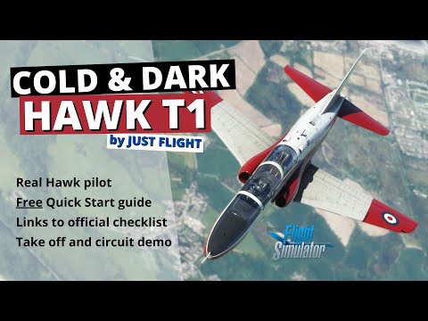 Simple Cold & Dark (Condensed Checklist) - JF Hawk T1 (MSFS) - real Hawk pilot