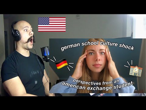 American Reacts To GERMAN HIGH SCHOOL CULTURE SHOCK from an American exchange student