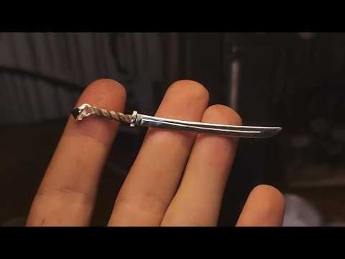 Crafting a Silver Sword Necklace from Scratch | Step-by-Step