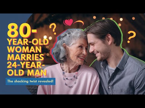 80-Year-Old Woman Marries 24-Year-Old Man: The Shocking Twist That No One Expected