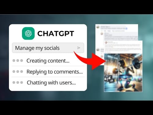 Make ChatGPT Your Social Media Manager (Automated And No Code)